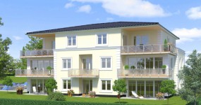 Neubau-Wohnlage mit sechs Eigentumswohnungen und zwei Penthousewohnungen