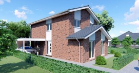 Neubau eines Einfamilienhauses mit Carport in zentraler Wohngebietslage