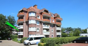 Zentrale Kurgebietslage! 3-ZKB Obergeschosswohnung mit Südwest-Loggia