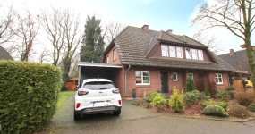 Attraktive DHH mit Carport und Garten in Ofenerdiek