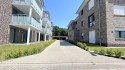 Einfahrt der Straße "Grüner Hof" zu den Stellplätzen