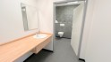 WC-Anlage im Hallengebäude