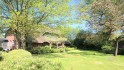 Bild vom Gartenbereich auf das Wohnhaus