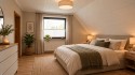 Schlafzimmer - mit KI erstelltes Einrichtungsbeispiel -