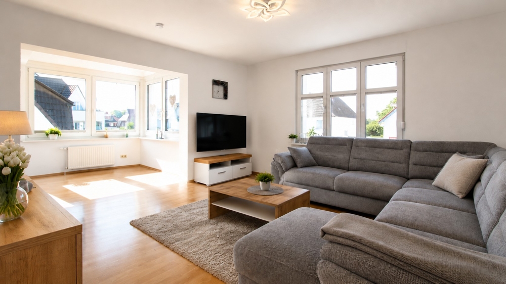 Großzügige Wohnung über zwei Ebenen mit Dachterrasse und Garten in Bad Zwischenahn - Photo 1